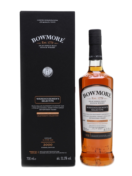 Bowmore 1999 Warehousemen's Selection 17 Year Old 70cl / 51.3%
