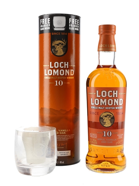 Loch Lomond 10 Year Old & Glass  70cl / 40%