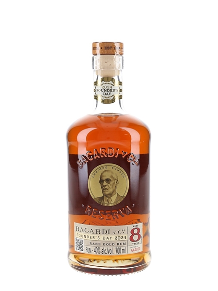 Bacardi 8 Year Old Founder's Day 2024 70cl / 40%