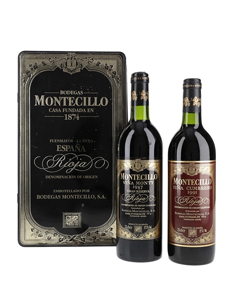 1986 Montecillo Gran Reserva Vina Monty Rioja & 1991 Montecillo Vina Cumbrero Rioja  2 x 75cl / 12.5%