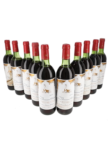 1979 Chateau Mouton Baronne Philippe  10 x 75cl