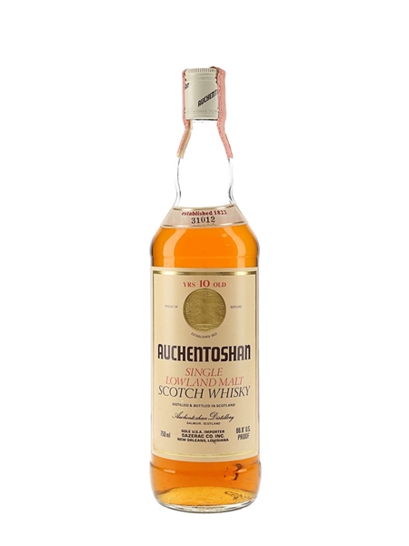 Auchentoshan 10 Year Old Bottled 1980s 75cl / 43.4%