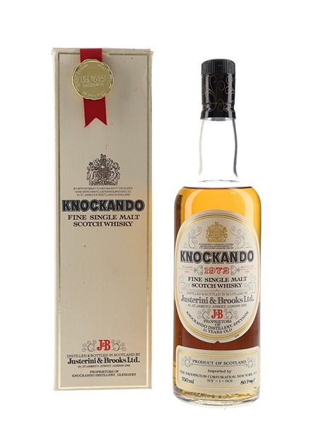 Knockando 1972 Bottled 1983 - US Import 75cl / 43%