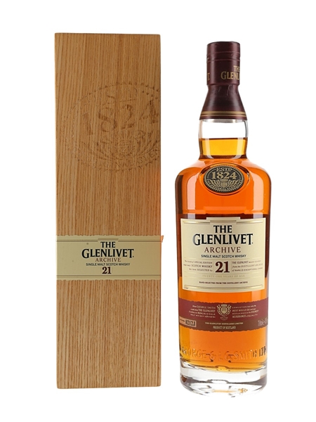 Glenlivet Archive 21 Year Old Batch Number 0212J 70cl / 43%