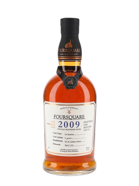 Foursquare 2009 12 Year Old Single Blended Rum Bottled 2021 - Exceptional Cask Selection Mark XVII 70cl / 60%