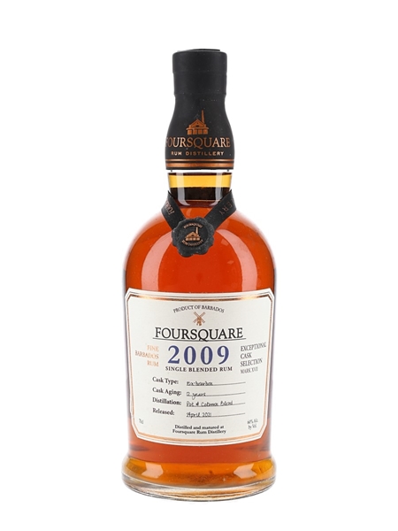 Foursquare 2009 12 Year Old Single Blended Rum Bottled 2021 - Exceptional Cask Selection Mark XVII 70cl / 60%