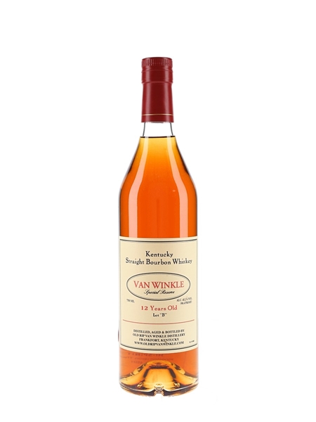 Van Winkle 12 Year Old Lot 'B' Bottled 2020 75cl / 45.2%