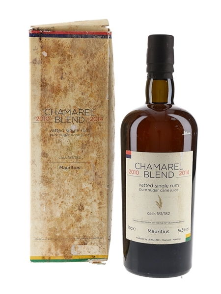 Chamarel Blend 2010 & 2014 Vatted Single Rum Bottled 2017 - Velier 70th Anniversary 70cl / 56.5%