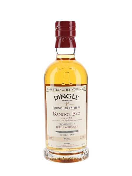 Dingle 10 Year Old Cask Strength Single Malt Cask No. 381 Founding Fathers Banoge Beg 70cl / 60.2%