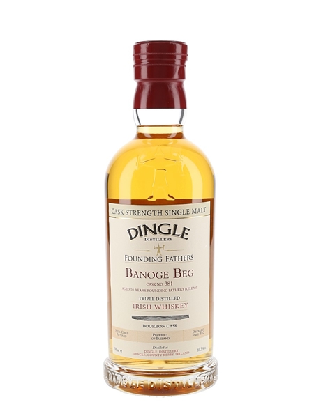 Dingle 10 Year Old Cask Strength Single Malt Cask No. 381 Founding Fathers Banoge Beg 70cl / 60.2%
