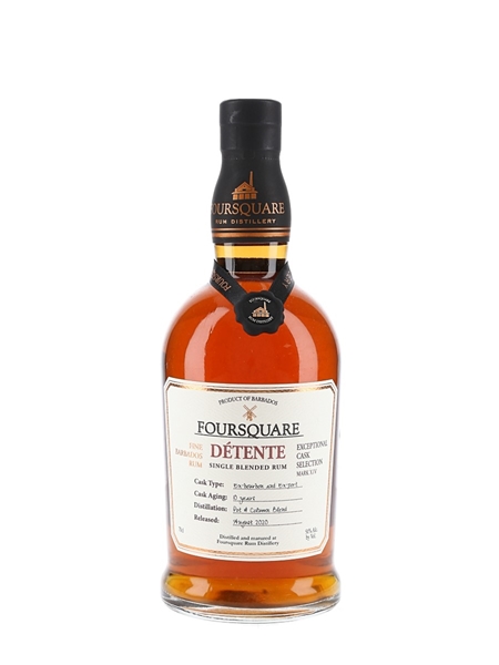 Foursquare Detente 10 Year Old Bottled 2020 - Exceptional Cask Selection Mark XIV 70cl / 51%