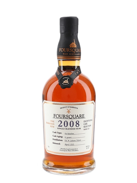 Foursquare 2008 12 Year Old Single Blended Rum Bottled 2020 - Exceptional Cask Selection Mark XIII 70cl / 60%