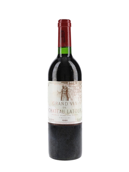 1986 Chateau Latour Premier Grand Cru Classe 75cl / 12.5%