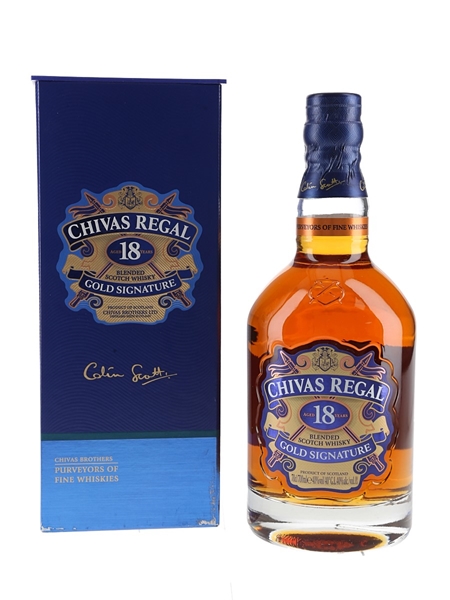 Chivas Regal 18 Year Old Bottled 2022 - Gold Signature 70cl / 40%