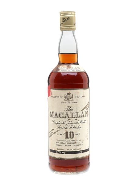 Macallan 10 Year Old 100 Proof Bottled 1980s 75cl / 57%