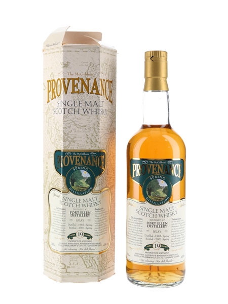 Port Ellen 1982 19 Year Old Provenance Bottled 2001 - McGibbon's 70cl / 43%