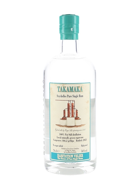 Takamaka Seychelles Pot stilled Rum Bottled 2021 - Habitation Velier 70cl / 56%