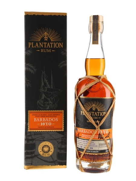 Plantation 10 Year Old Barbados Rum Single Cask Bottled 2021 - Gerry's - Signed Bottle 70cl / 48.1%