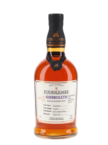 Foursquare Shibboleth 16 Year Old Bottled 2021 - Exceptional Cask Selection Mark XVI 75cl / 56%