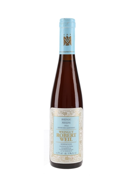 1992 Robert Weil Riesling Beerenauslese Rheingau - Kiedricher Grafenberg 37.5cl / 9.5%