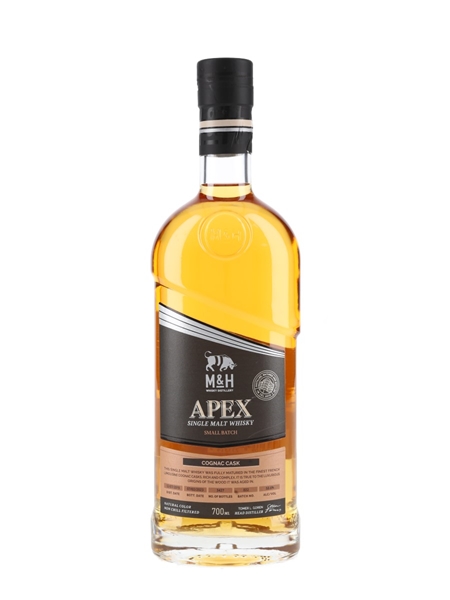 M&H Apex 2019 Cognac Cask Bottled 2023 - Batch No. 022 70cl / 58.6%