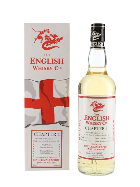 The English Whisky Co. 2008 Chapter 4 Single Malt Spirit Bottled 2009 70cl / 46%