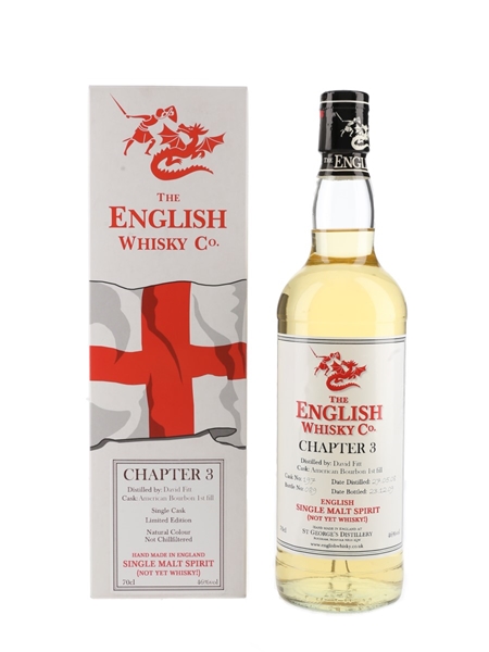 The English Whisky Co. 2008 Chapter 3 Bottled 2009 - (Not Yet Whisky!) 70cl / 46%
