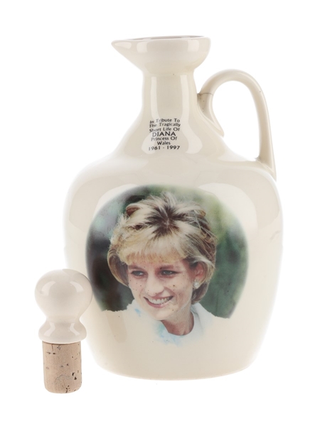 Rutherford's Ceramic Decanter Montrose Pottery - Princess Diana 70cl / 40%