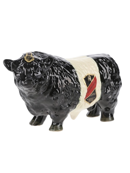 Rutherford's Galloway Bull Ceramic Decanter  70cl / 40%