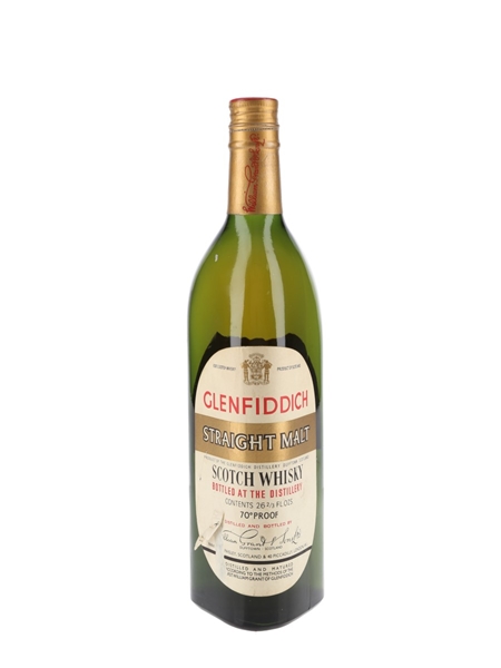 Glenfiddich Straight Malt Bottled 1960s 75cl / 40%