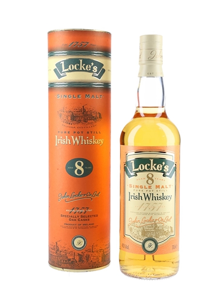 Locke's 8 Year Old Irish Single Malt 70cl / 40%