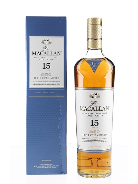 Macallan 15 Year Old Fine Oak Triple Cask Matured 70cl / 43%