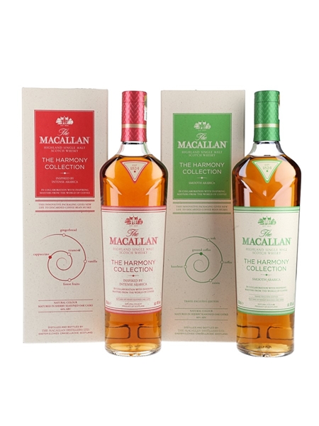 Macallan The Harmony Collection Arabica Set Smooth Arabica & Intense Arabica 2 x 70cl / 42%
