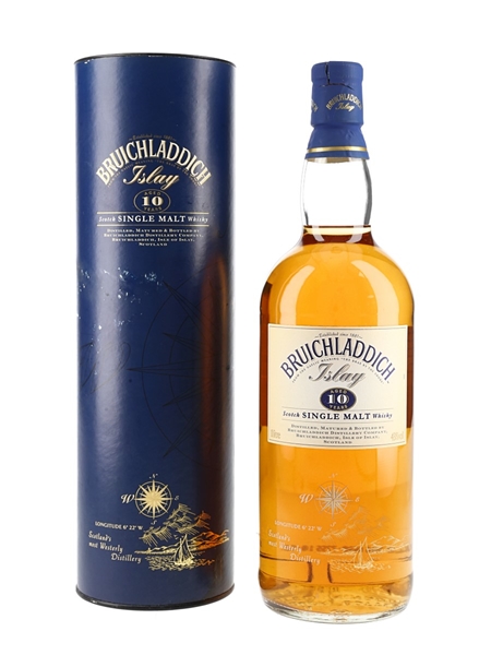 Bruichladdich 10 Year Old Bottled 1990s 100cl / 43%