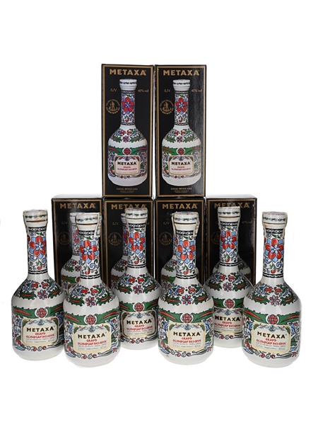 Metaxa Grand Olympian Reserve Golden Centenary 1988 6 x 70cl / 40%