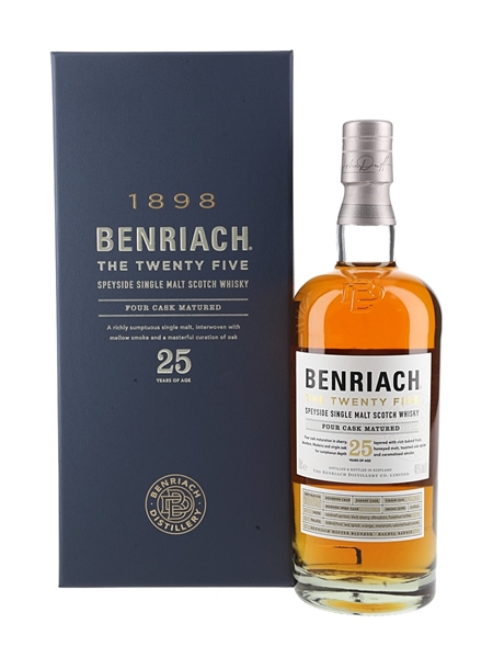 Benriach 25 Year Old Bottled 2023 - Four Cask Matured 70cl / 46%