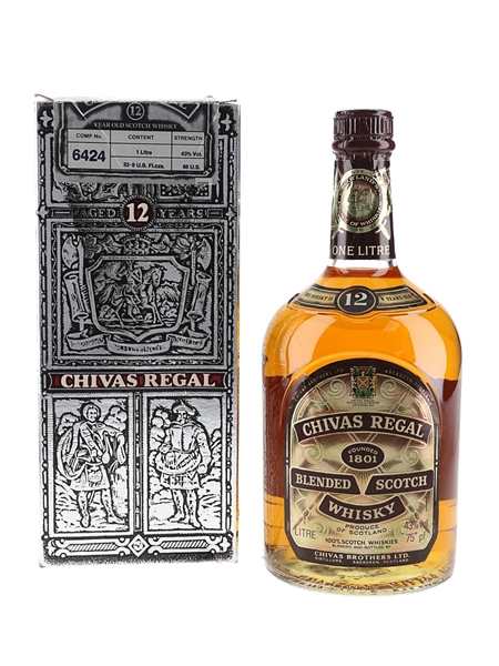 Chivas Regal 12 Year Old Bottled 1980s 100cl / 43%