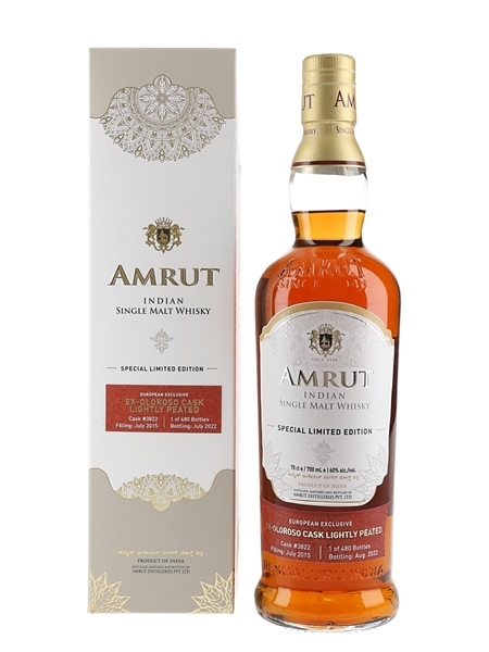 Amrut 2015 Limited Edition European Exclusive Ex Oloroso Cask 70cl / 60%