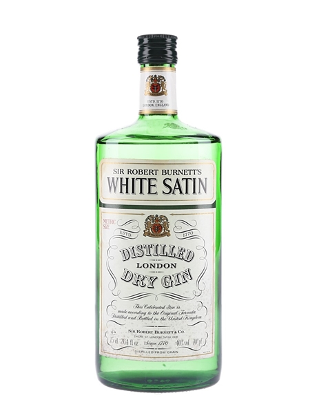 Sir Robert Burnett's White Satin Gin Bottled 1970s 75cl / 40%