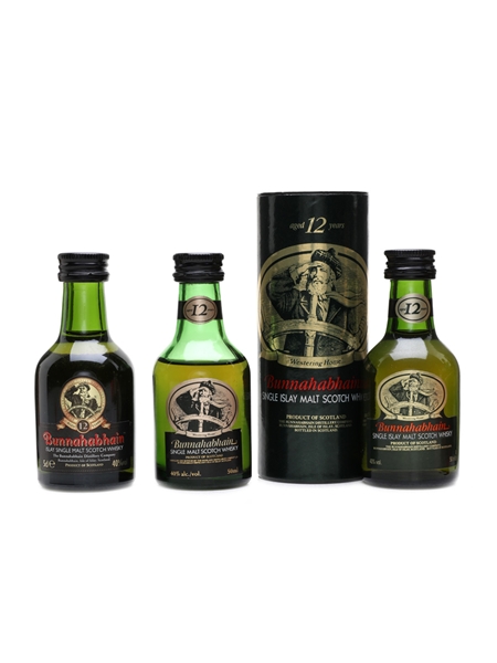 Bunnahabhain 12 Year Old  3 x 5cl / 40%