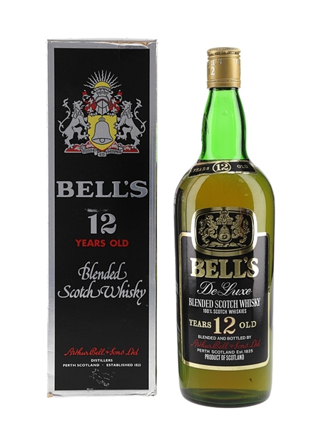 Bell's 12 Year Old De Luxe Bottled 1980s 100cl / 43%
