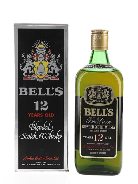 Bell's 12 Year Old De Luxe Bottled 1980s 75cl / 40%