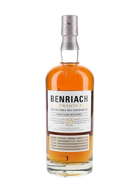 Benriach 25 Year Old Bottled 2023 - Four Cask Matured 70cl / 46%