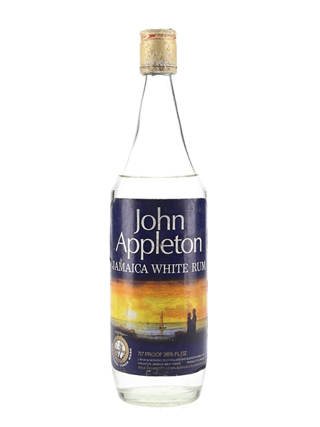 John Appleton White Jamaica Rum Bottled 1970s 75.7cl / 40%