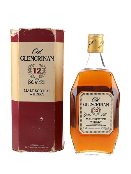 Old Glencrinan 12 Year Old Bottled 1980s 75cl / 43%