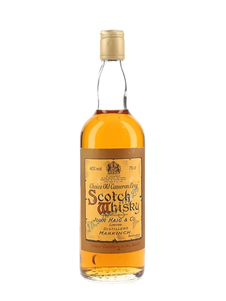 Haig's Choice Old Cameron Brig Bottled 1980s 75cl / 40%