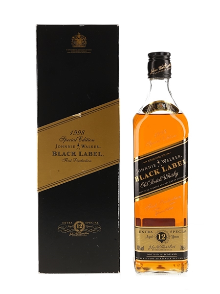 Johnnie Walker Black Label 12 Year Old Special Edition 1998 - First Release 70cl / 40%