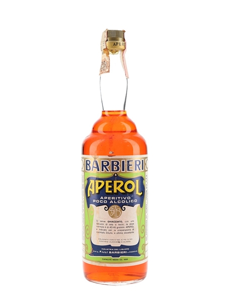 Aperol Barbieri Bottled 1970s 100cl / 11%