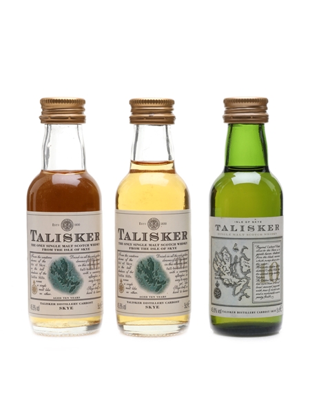 Talisker 10 Year Old  3 x 5cl / 45.8%