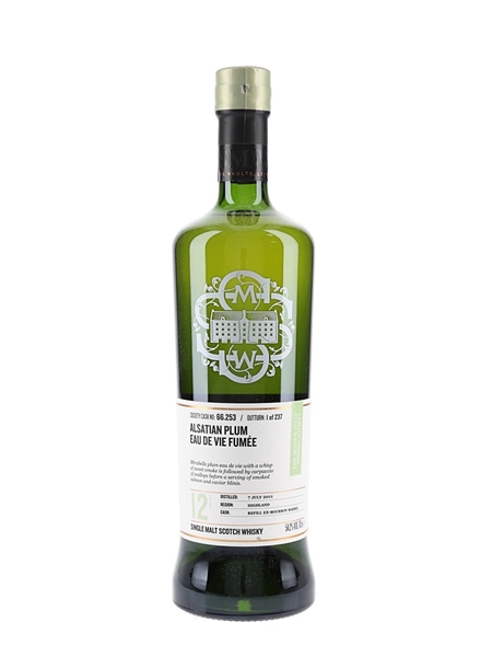 Ardmore 2011 12 Year Old SMWS 66.253 Alsatian Plum Eau De Vie Fumee 70cl / 54.2%